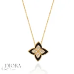 گردنبند طلا طرح روبرتو کوین 18 عیار با وزن ۱٫۸۱۰ گرم از Diorajewels