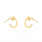 گوشواره طلا طرح میخ کارتیه 18 عیار با وزن ۲٫۹۰۰ گرم از Diorajewels